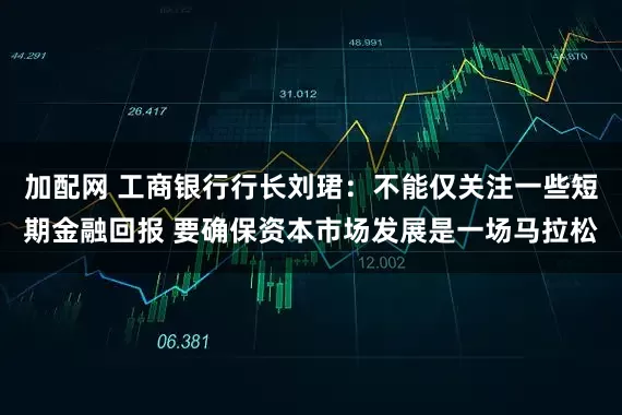 加配网 工商银行行长刘珺：不能仅关注一些短期金融回报 要确保资本市场发展是一场马拉松