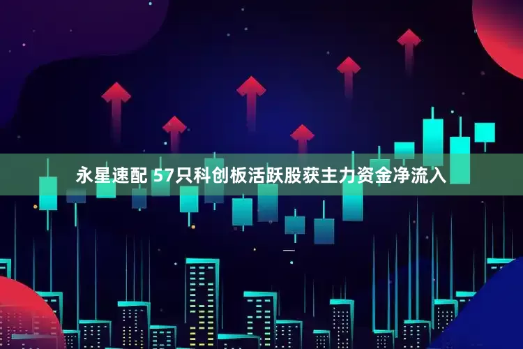 永星速配 57只科创板活跃股获主力资金净流入